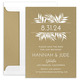Palm Frame Shimmer Save the Date Cards Image 10 of 12